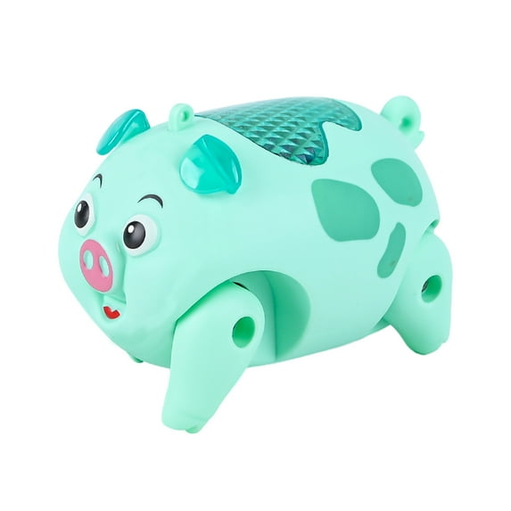 Qocolhg Walking Pig Toys for Toddler 2-3, Electric Piggy Crawling Toy Pig Musical Toy Leashed Piglet Toy Electronic Pet Toys for Children with Music and Lights, Birthday Christmas Gifts for Kids