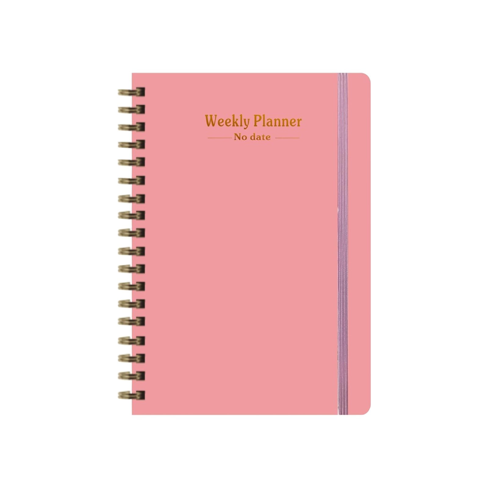 Qocolhg Weekly Planner 2025, Wirebound Undated Weekly Desk Scheduler