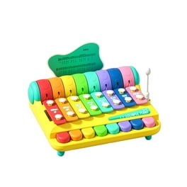 PETSOLA 15 Note Metal Xylophone Kids Xylophone with 2