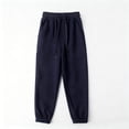 thumbnail image 1 of Qodauz Boys Baggy Joggers School Uniform Pants Casual Elastic Bottom Sweatpants with Pockets 4-13 Years, 1 of 3