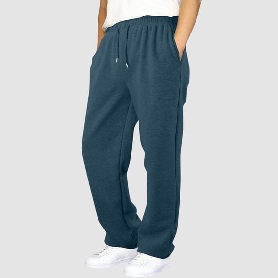 Qodauz Sweatpants for Boy Classic Fleece Sweat Pants Baggy Casual Pant with Pockets 4-15 Years