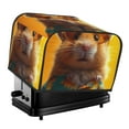 Qokaie Hawaiian Style Guinea Pig Print Toaster Cover 4 Slice,Toaster