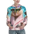 thumbnail image 1 of Haiem Island Vacation Guinea Pig for Men's Fashion Hoodies & Sweatshirts with Kangaroo Pocket,Hooded Sweatshirt with Eye-catching Drawstrings-Small, 1 of 7