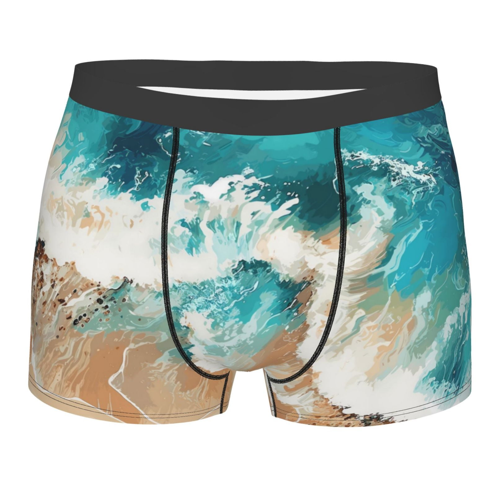 Icker Sea Mesh Contrast Trim Mini Boxer Brief Underwear White COI-12-132 main image 1