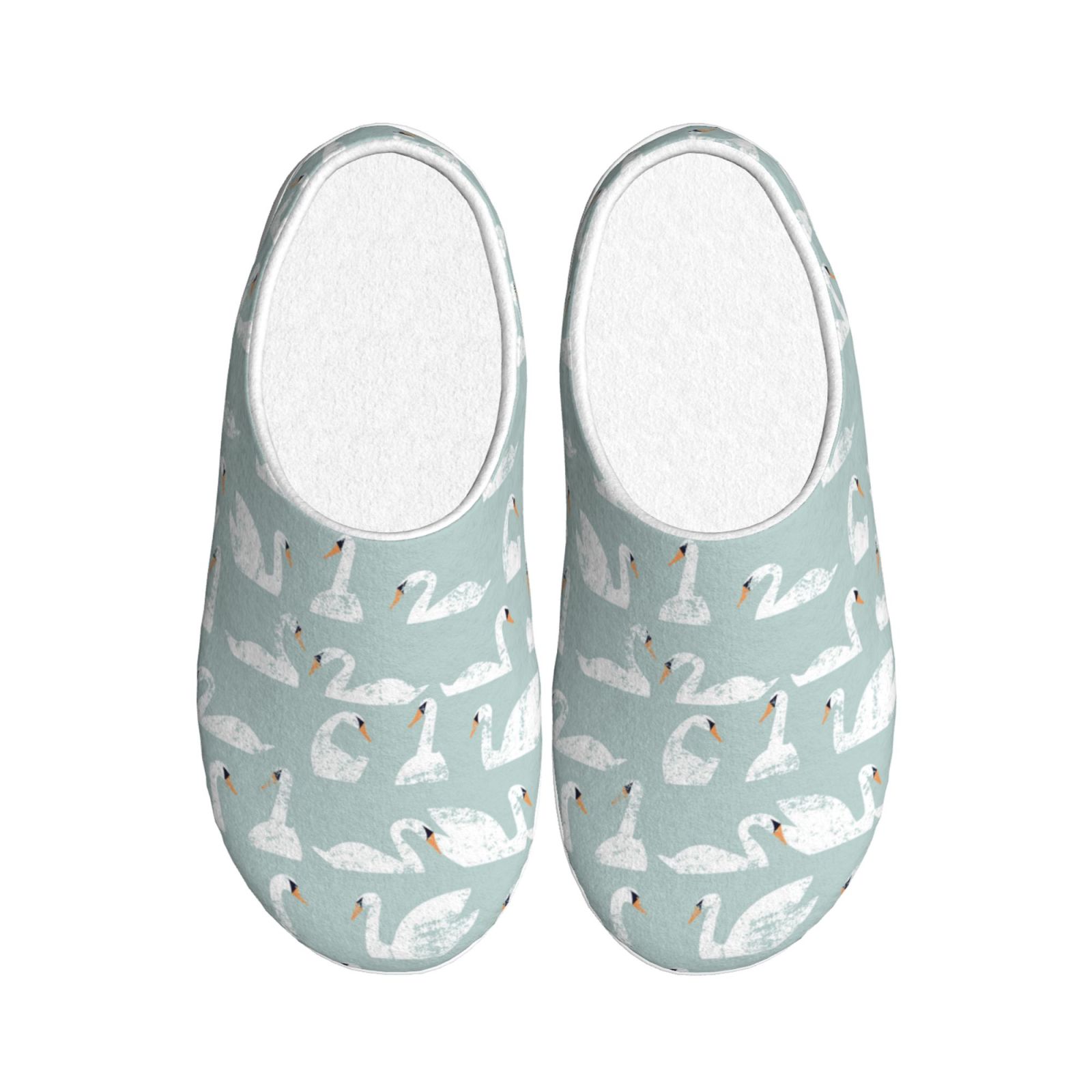 VISESUNNY Vintage Skull Anchor Slippers - Plush Memory Foam Indoor/Outdoor House Slippers For Men & Women