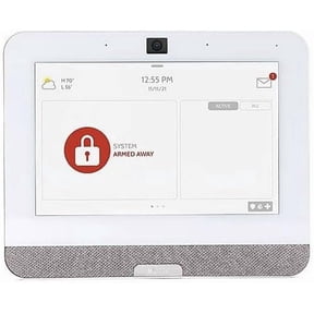 Qolsys IQP4003 IQ Panel 4 Security/Home Automation Control Panel (Verizon), PowerG + 345MHz, 7" All-in-One Touchscreen, White