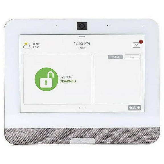 Qolsys IQP4006 AT&T IQ Panel 4 PowerG + 345MHz, 7" All-in-One Touchscreen, White