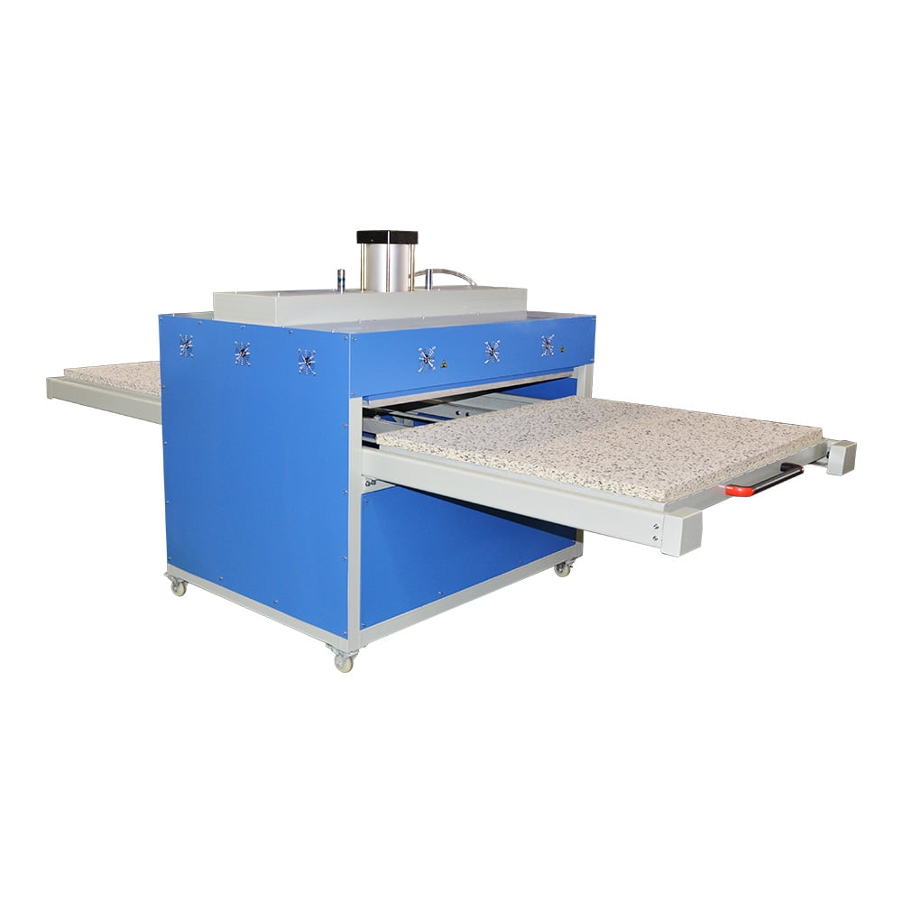 Qomolangma 39" x 47" Pneumatic Double Working Table Large Format Heat Press Machine with Pull-out Style