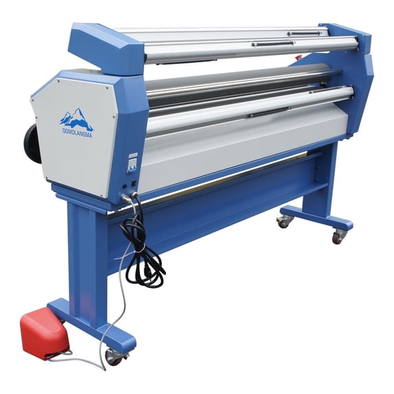 Qomolangma 55" Full-Auto Wide Format Cold Laminator Large Format Laminating Machine for School Office
