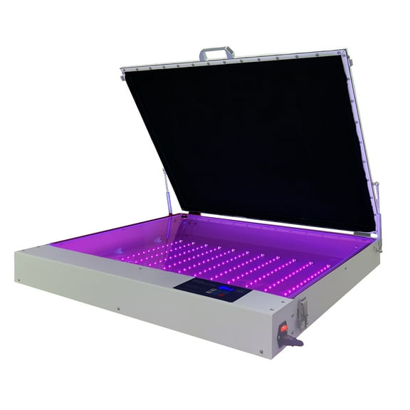Qomolangma Tabletop Precise 24.8in x 32.6in 120W Vacuum LED UV Exposure Unit for Silk Screen Printing