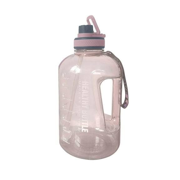 Qonioi 2.2L Large Capacity Water Bottle, Sports Kettle with Straw & Measurement Markings, Leak-Proof Hydration Jug, Gym & Outdoor Water Cup