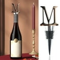 thumbnail image 1 of Qonioi 26 English Alphabet Wine Stoppers, Alloy Letter Bottle Toppers for Party Favors Gifts, Wine Stoppers, Bottle Stoppers, 1 of 5