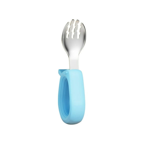 Qonioi 316 Stainless Steel Baby Spoon, Short Handle Training Utensil, Elbow Design Children'sSpoon, Infant Feeding Spoon