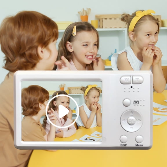 Qonioi 56MP Kids Digital Camera, 4K Photography Camera with 20X Zoom, Compact Portable Point and Shoot Camera for Teens Adults Beginners