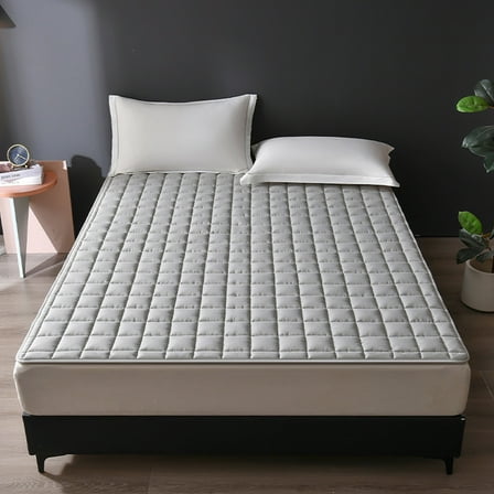 Qonioi A Class Fiber Mattress Full Size, Washable Thickened Soft Padded Bed for Home, Breathable Comfortable Sleep Pad
