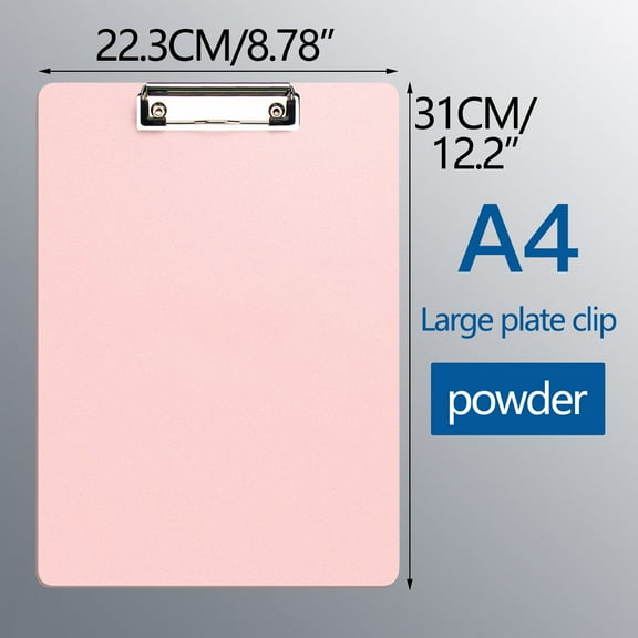Qonioi A4 Clipboard with Storage Box, Multifunctional File Organizer for Office, Durable Plastic Writing Pad for Home Hospital