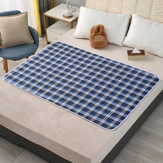 Qonioi Adult Waterproof Washable Bed Pad, Extra Large Cotton Breathable Care Mattress, Senior Incontinence Protection
