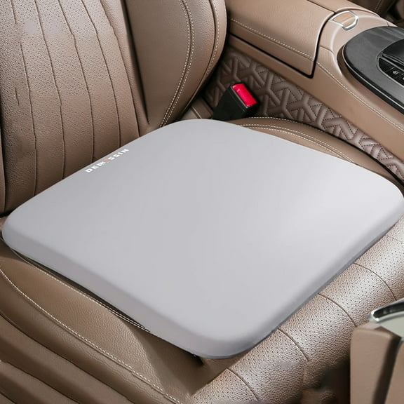 Qonioi All Season Car Seat Cushion with Ventilated Design, Universal Driver Passenger Raised Seat Pad, Non-Slip Auto Cushion Support
