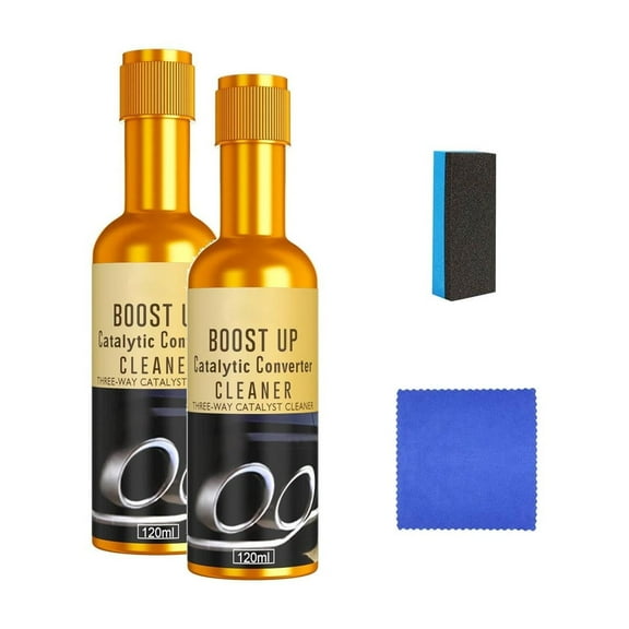 Qonioi Automotive Carburetor Cleaning Agent, 120ml Engine Carbon Deposit Remover and Exhaust Gas Cleaner for Catalytic Converter Maintenance, Fuel Additive, Car Cleaner