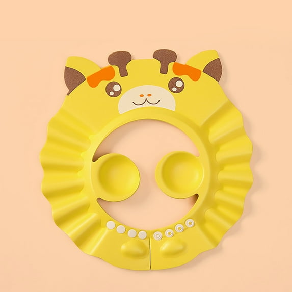 Qonioi Baby Shampoo Cap, Infant Ear Protection Shampoo Visor for Bath Time, Child Waterproof Shower Cap, Soft Reusable Eye Shield for Toddler Hair Washing