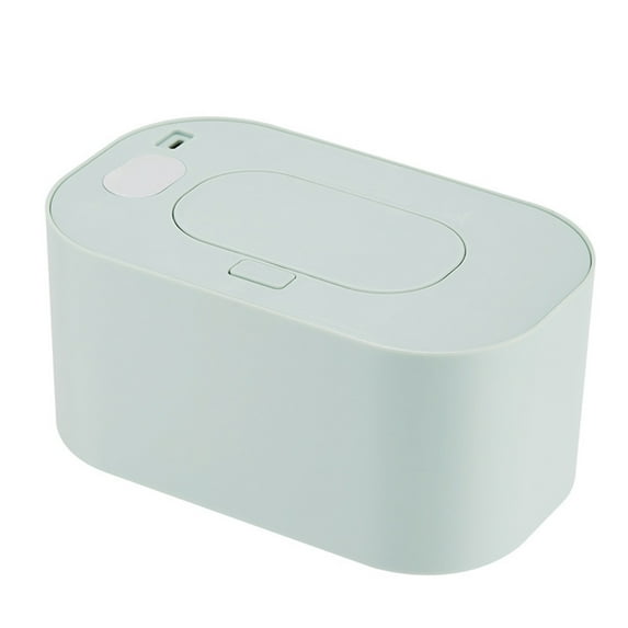 Qonioi Baby Wipes Warmer, Portable Heated Wipes Dispenser with Constant Temperature Control, 55℃ Adjustable Infant Wet Towel Heater Box for Diaper Changing, Nursery & Travel