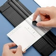 thumbnail image 1 of Qonioi Bidirectional Paper Cutter, Manual Handheld A4 Paper Trimmer, Double-Sided Blade Office Scrapbook Craft Cutter for Photos Cardstock and Home Use, 1 of 6