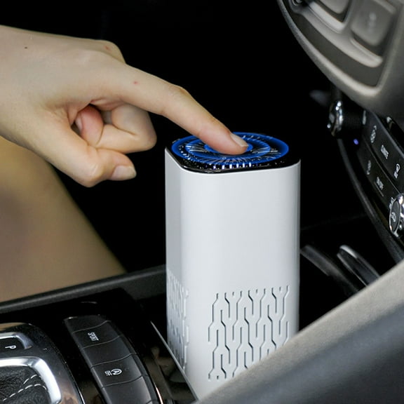 Qonioi Car Purifier Negative Ion Purification Odor Eliminator, 300W Concentration USB Type-C for Vehicle Cabin Fresh Air, Portable Oxygen Bar 15㎡ Coverage