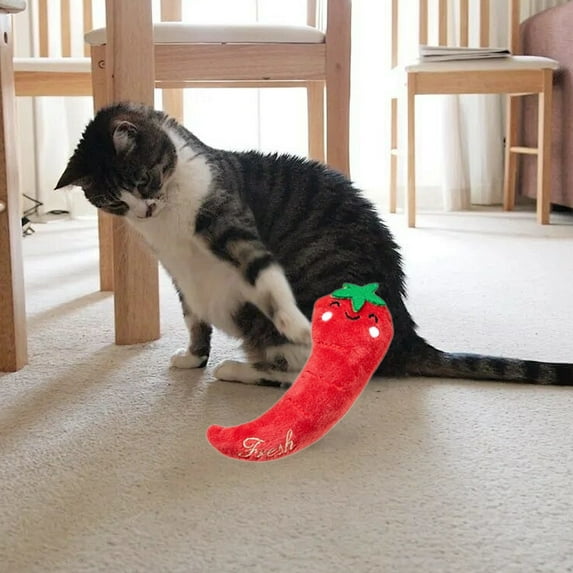 Qonioi Catnip Crinkle Sound Toys, Soft Plush Interactive Cat Toys with Catnip Filling, Indoor Exercise Toys for All Cat Breeds