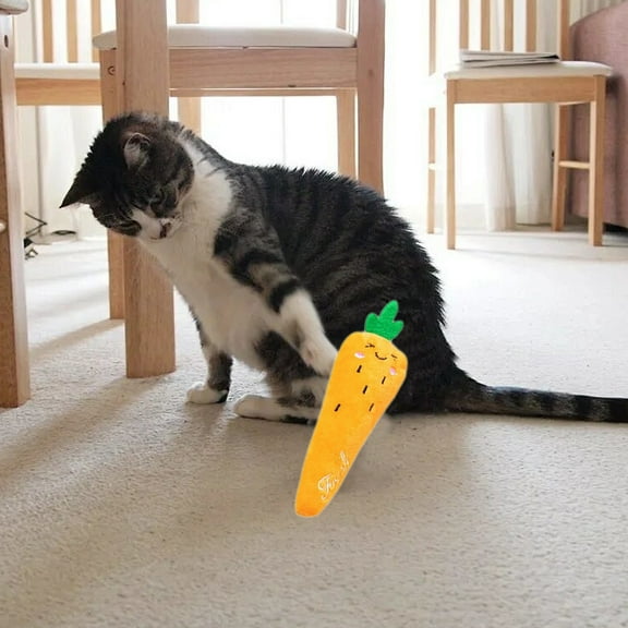 Qonioi Catnip Crinkle Sound Toys, Soft Plush Interactive Cat Toys with Catnip Filling, Indoor Exercise Toys for All Cat Breeds