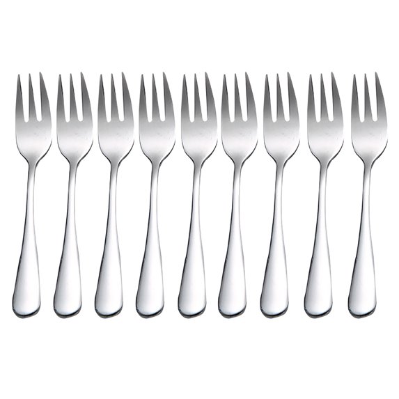 Qonioi Colorful Stainless Steel Forks, 8PC Mini Forks for Fruit Desserts Ice Cream, Cake Forks Party Forks Snack Forks