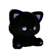 Qonioi Cute Plush Toy, Soft Realistic Stuffed Animal with Lifelike, Adorable Furry Friend for Boys Girls Bedroom Sofa Car Desk Decoration, Purple