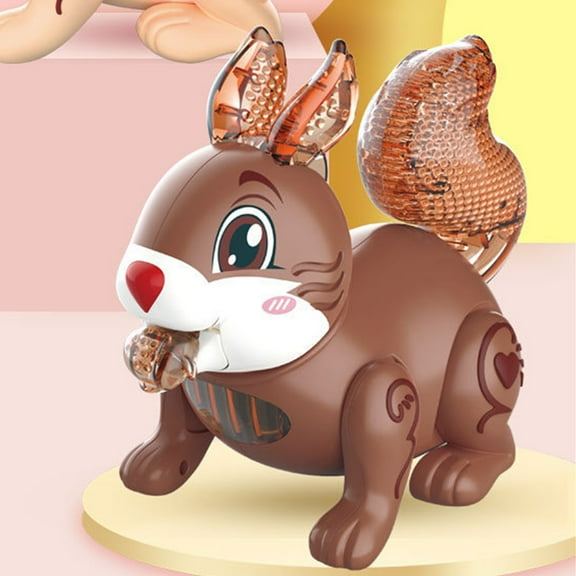 Qonioi Dance Educational Robot Toy, Walking Cute Lighting Music Doll for ChildrenGift, Interactive Robot Figure