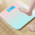 thumbnail image 1 of Qonioi Digital Bathroom Scale, High Accuracy Tempered Glass Weight Scale, Rechargeable LCD Display Electronic Scale for Home Gym Fitness Health Tracking, 1 of 7