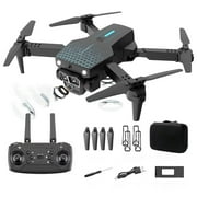 Qonioi Drone, Folding Drone with 1080p HD Camera, Aerial Rc Quadcopter Altitude Hold Headless Mode Start Speed Adjustment Remote Control Uav Toys Gifts for Boys Girls Lightning Deals