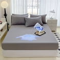 thumbnail image 1 of Qonioi Fitted Mattress Protector, Waterproof Breathable Noiseless Bed Cover with TPU Backing, Stain Resistant Machine Washable Mattress Pad, 1 of 7