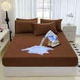thumbnail image 1 of Qonioi Fitted Mattress Protector, Waterproof Breathable Noiseless Bed Cover with TPU Backing, Stain Resistant Machine Washable Mattress Pad, 1 of 7