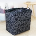 thumbnail image 1 of Qonioi Foldable Large Capacity Dirty Clothes Basket, 100L Storage Bag with Tethered Handle for Home Dorm Closet Organization, Laundry Hamper Collapsible Fabric Bin, 1 of 7