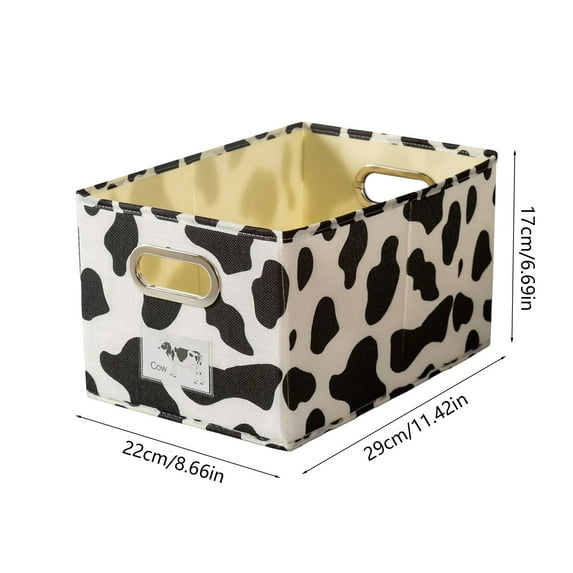 Qonioi Foldable Storage Box with Lid, Fabric Closet Organizer for Room Organization Toy Storage, Multi Compartment Container Bin