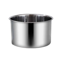 Qonioi Food Grade Stainless Steel Mixing Bowl, Heavy Gauge Metal Basin for Kitchen and Commercial Prep, Mixing Bowl, Preparation Basin
