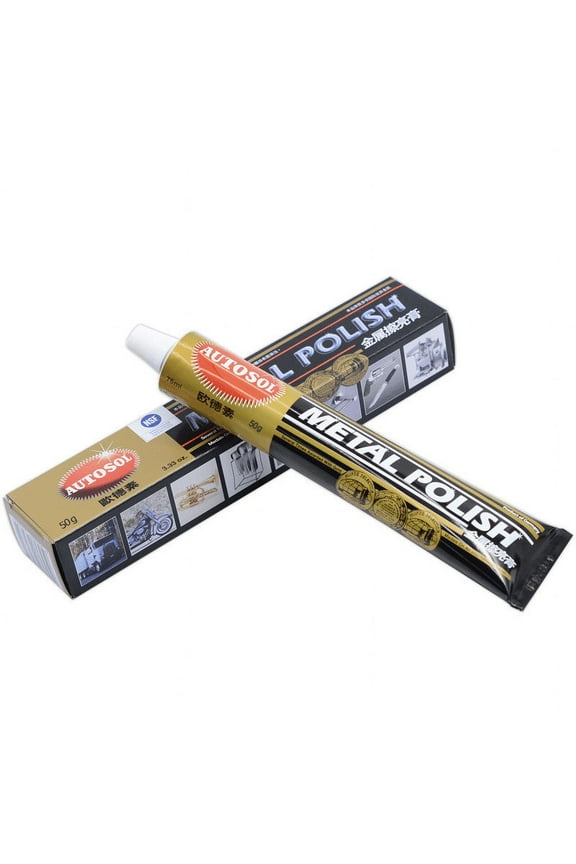 German Metal Polish Cream, Non-Abrasive Polishing Paste for Copper Brass Silver Aluminum, Metal Restoration Paste, Grinding Polish