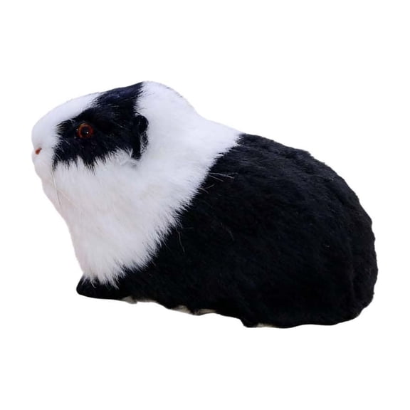 Qonioi Hamster Guinea Pig Mouse Model, Realistic Animal Figurine Home Decor, Adorable Pet Lover Gift for Desk Shelf Collection Display