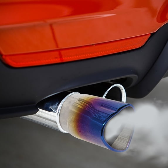 Qonioi Heart-Shaped Exhaust Tip, Car Muffler Tailpipe for Enhanced Performance and Aggressive Sound, Universal Fit Automotive Exhaust Modification for Improved Aesthetics and Engine Efficiency
