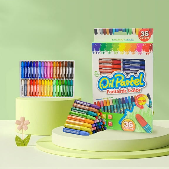 Qonioi Hexagon Oil Pastels Set, Smooth Multicolor Drawing Sticks for Creative Expression, Professional Art Supplies Kit