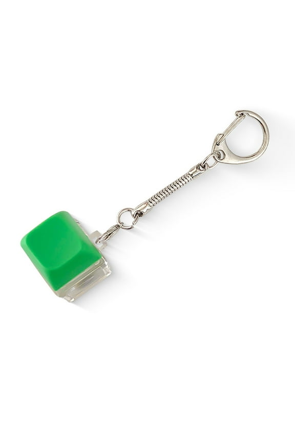 Illuminated Button Keychain, Press Release Stress Relief Toy with Light Up Function, Fidget Toy, Anxiety Relief