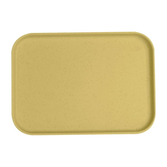 Qonioi Imitation Wood Grain Serving Tray, Rectangular Plastic Tray for Tea Cup Fruit, Multi-Purpose Dinner Tray