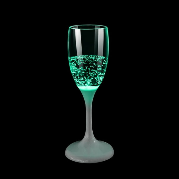 Qonioi LED Glowing Beer Cup, Induction Flashing Wine Glass with Color Changing Lights, Party Bar Drink Cups for Adults and Kids, Battery Included Acrylic Tumblers for Wedding Birthday Holiday
