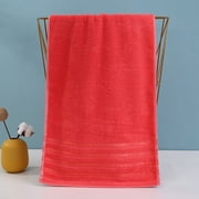 Qonioi Large Turkish Bath Towel, Soft Highly Absorbent Cotton Bath Towel with Quick Dry, Lightweight Multipurpose Towel for Bathroom Beach Shower Gym, Red