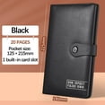 thumbnail image 1 of Qonioi Leather Checkbook Organizer, Bank Deposit Slip Folder for Checks Promissory Notes, Financial Document Wallet with Magnetic Closure for Receipts Statements Passbook, 1 of 7