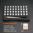 thumbnail image 1 of Qonioi Leather Stamping Tool Set, 36PC 1/4 Inch Alphabet Letters Numbers, DIY Leather Engraving Tools, Personalization Set, 1 of 7