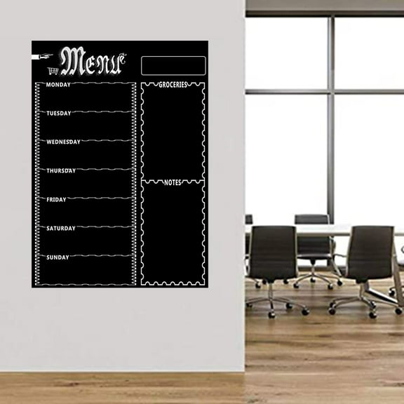 Qonioi Magnetic Whiteboard Calendar, Reusable Refrigerator Whiteboard Planner, A3 Dry Erase Board for Family Kitchen Office Wall Metal Surface